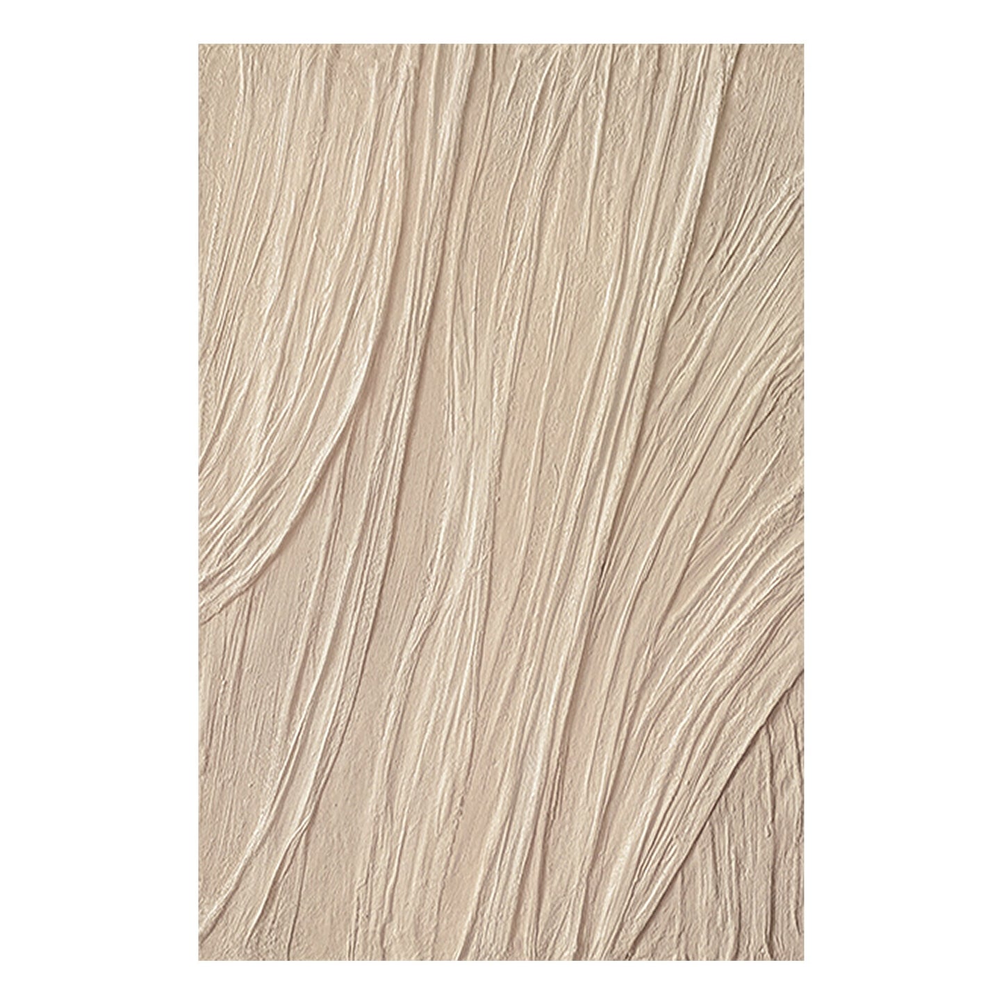 Beige Wabi Sabi Texture Painting: Minimalist Framed Canvas Wall Art #9