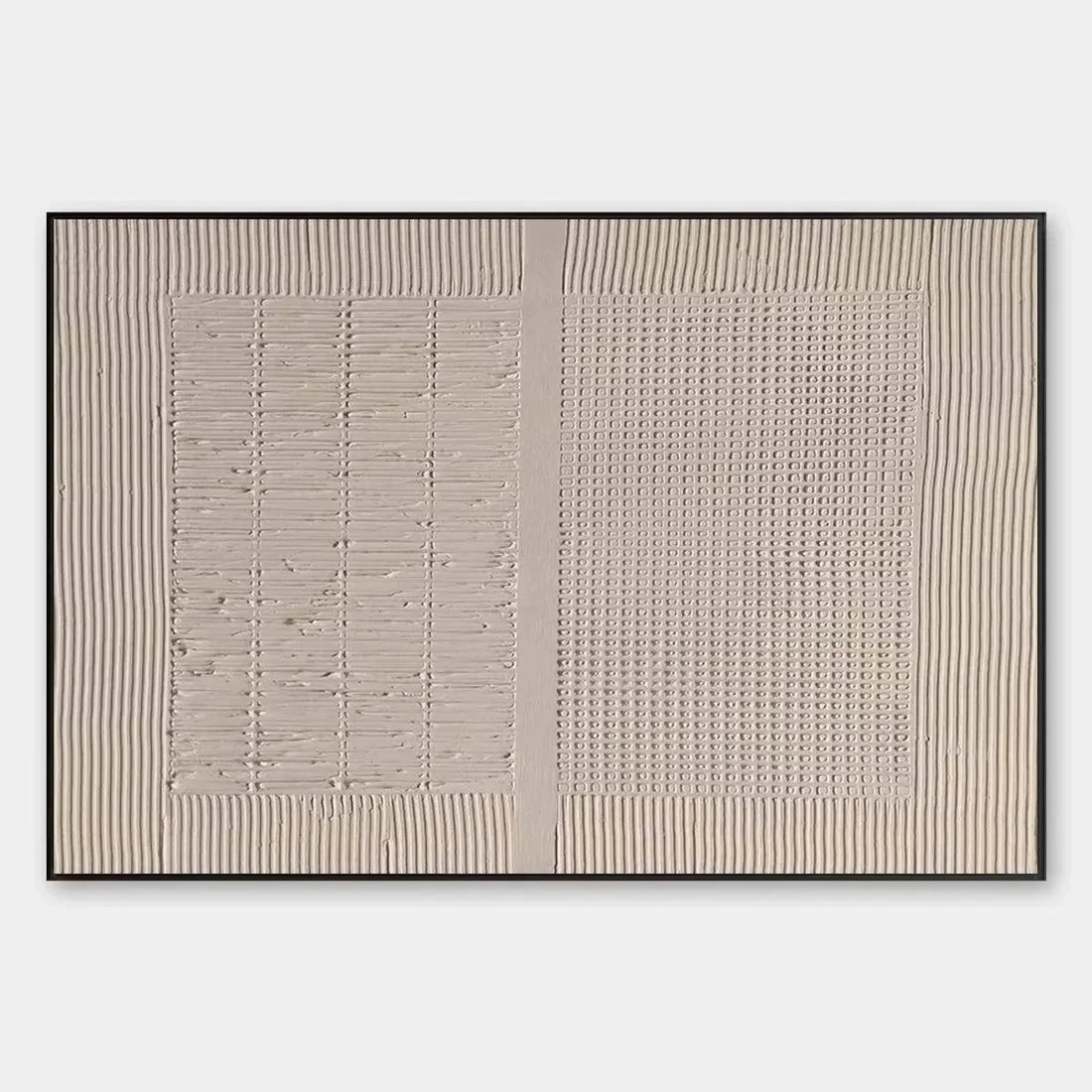 BEIGE TEXTURE DIPTYCH textured abstract wall art