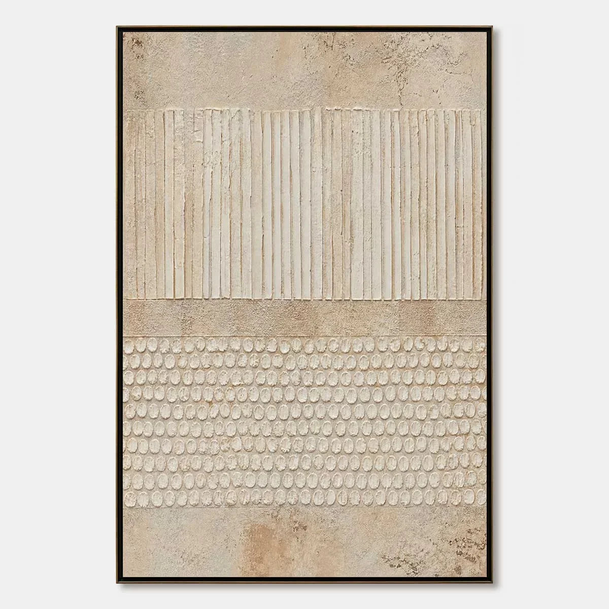 EARTHEN RHYTHM wabi sabi textured wall art