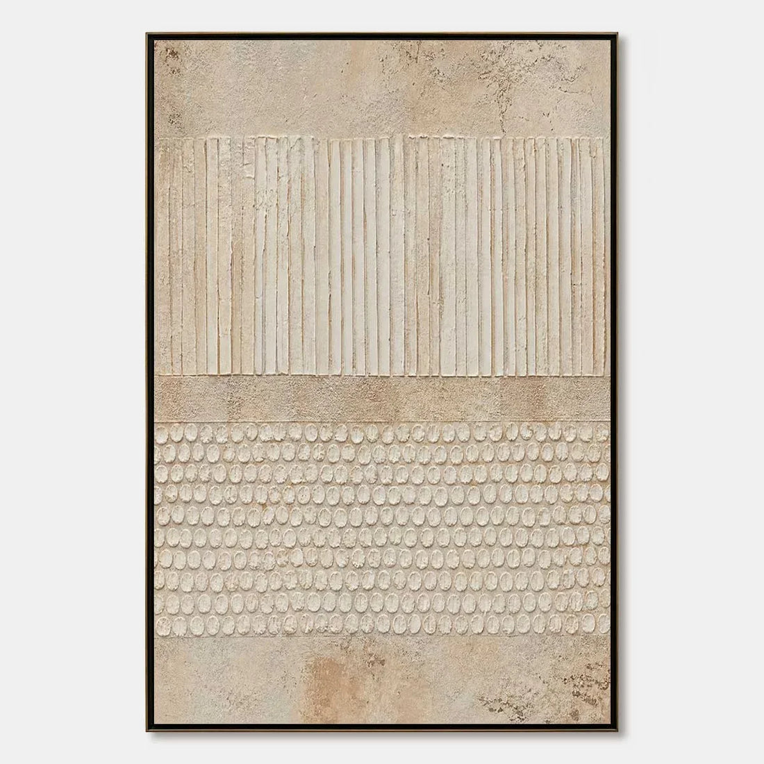 EARTHEN RHYTHM wabi sabi textured wall art