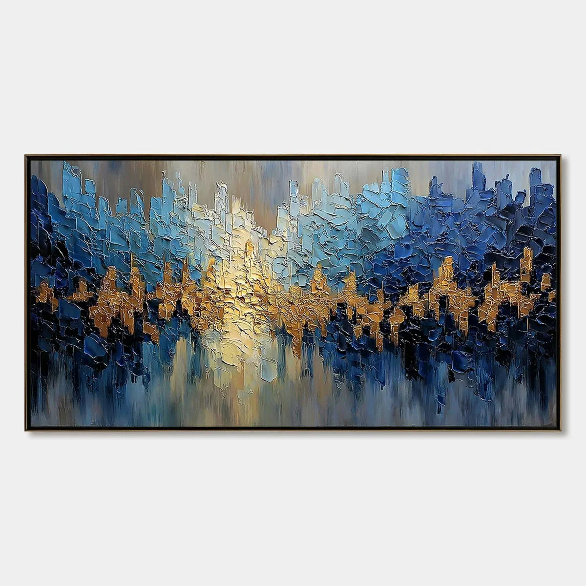 A cityscape that is really about the sky
