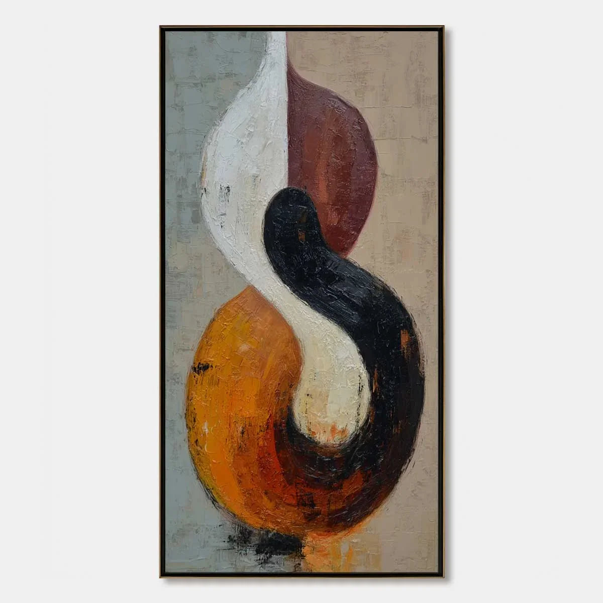 What makes wall art for a modern living room actually work