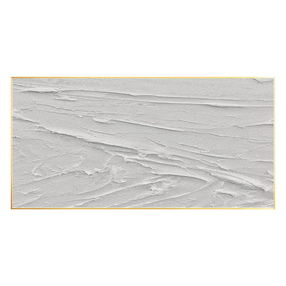 3D White Texture Painting: Minimalist Impasto Abstract Canvas Art #7