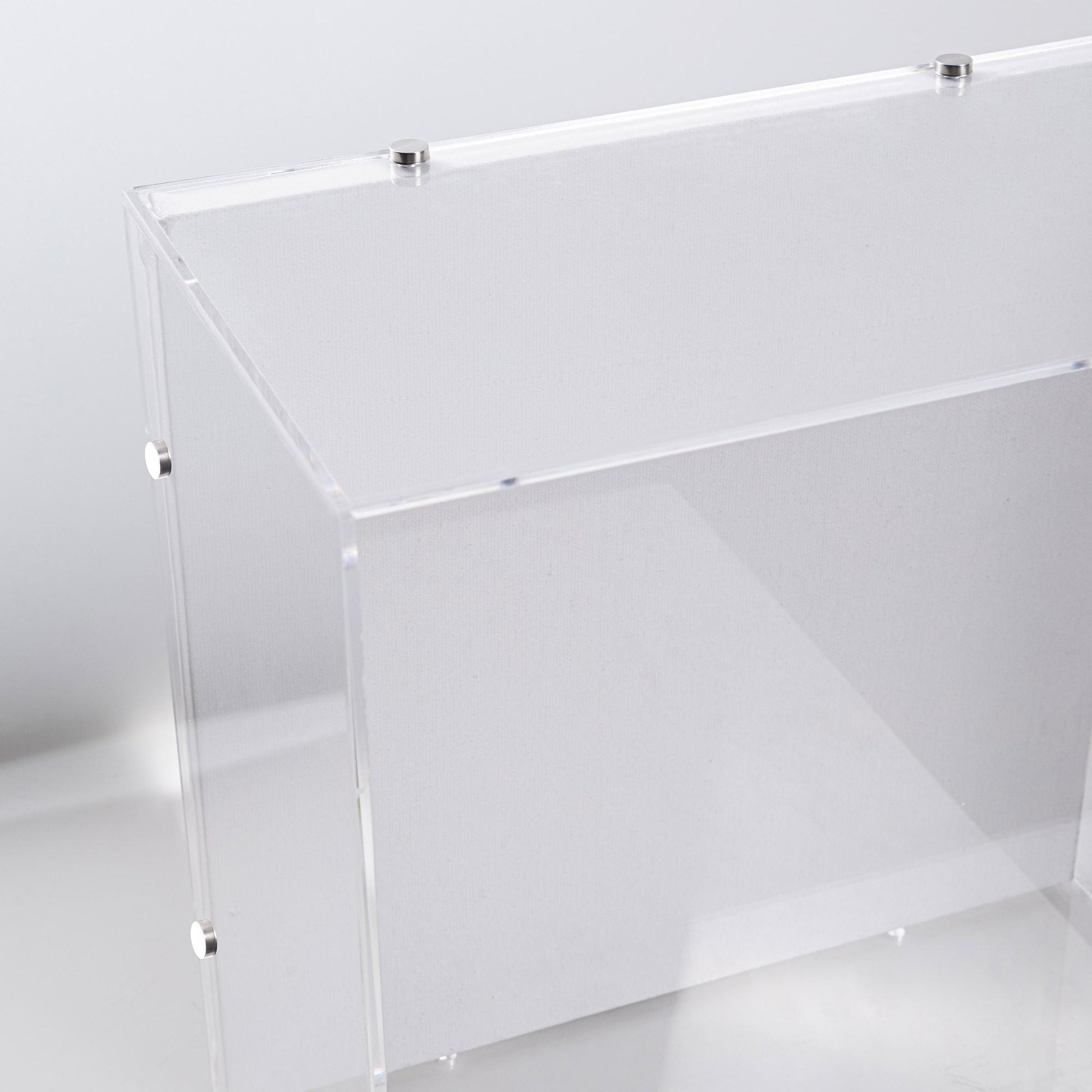 8in Depth Deep Shadow Box Frame Custom Shadow Box, Clear Acrylic Frame Box for C #2