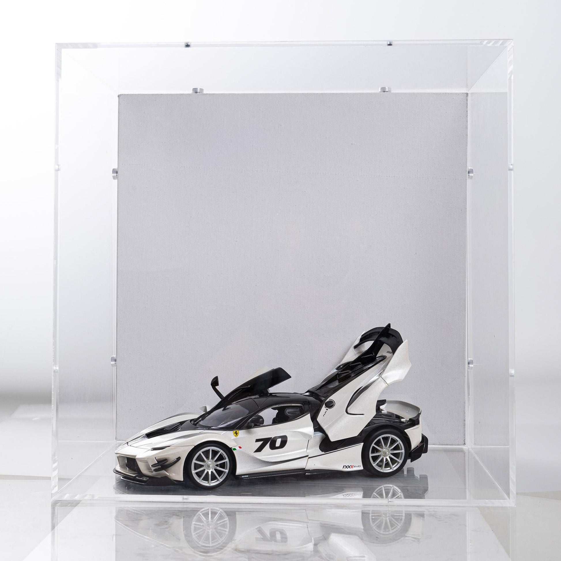 8in Depth Deep Shadow Box Frame Custom Shadow Box, Clear Acrylic Frame Box for C #5
