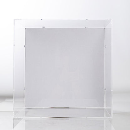 8in Depth Deep Shadow Box Frame Custom Shadow Box, Clear Acrylic Frame Box for C #7