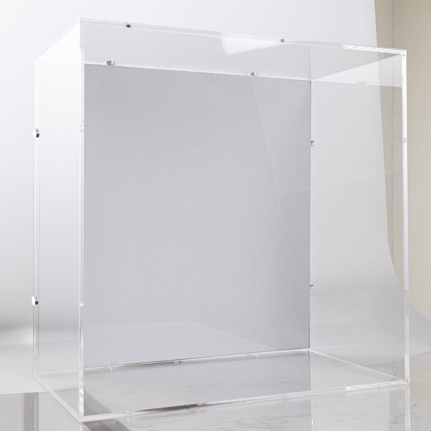 8in Depth Deep Shadow Box Frame Custom Shadow Box, Clear Acrylic Frame Box for C #1
