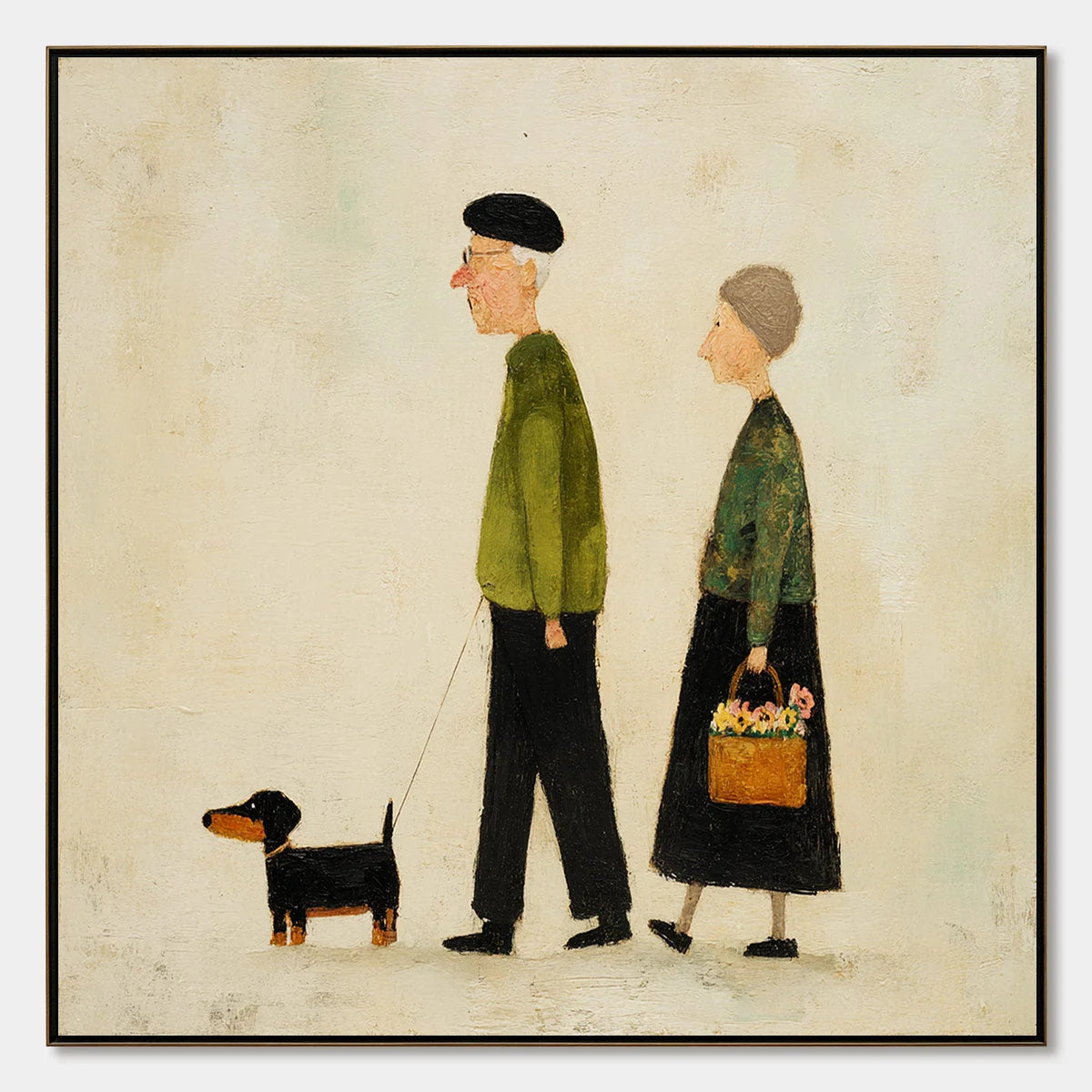 A Lifetime'S Walk abstract oil painting, hand-painted by UArtShow