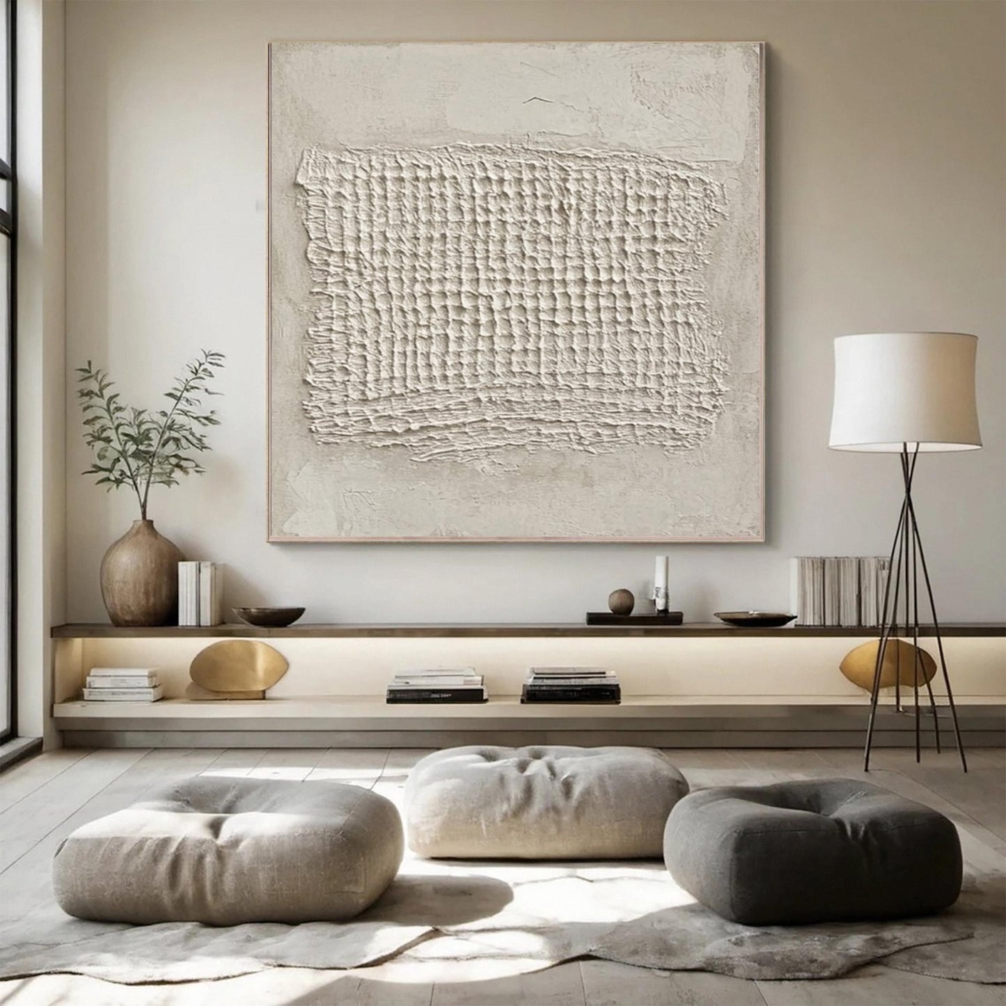 24x24 inch handmade canvas art for living room - image 2 of 10