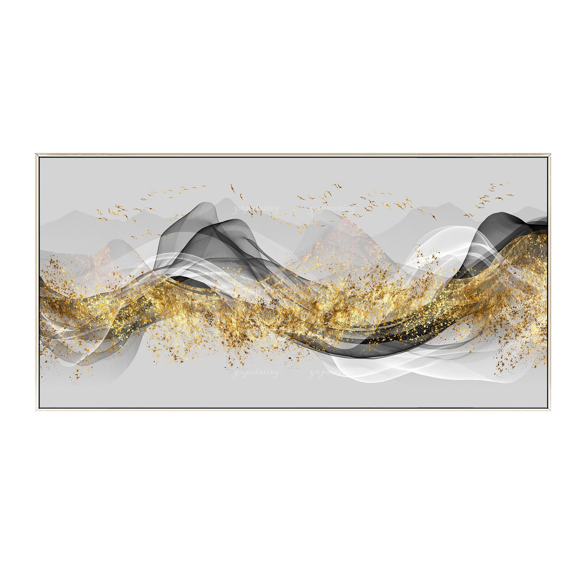 Abstract Mountain Landscape Art Print | Minimalist Home Decor #8