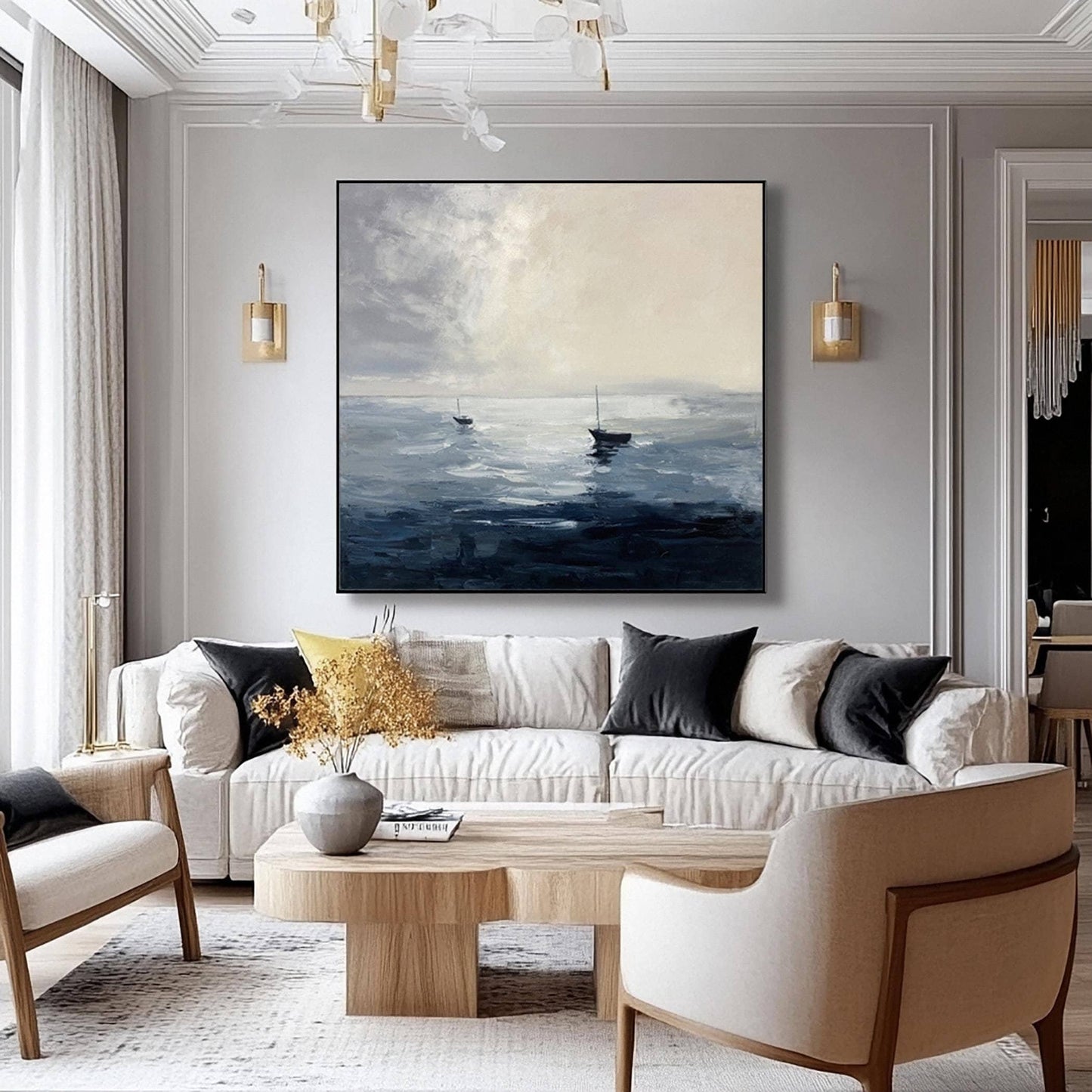 24x24 inch canvas art for living room - image 2 of 22