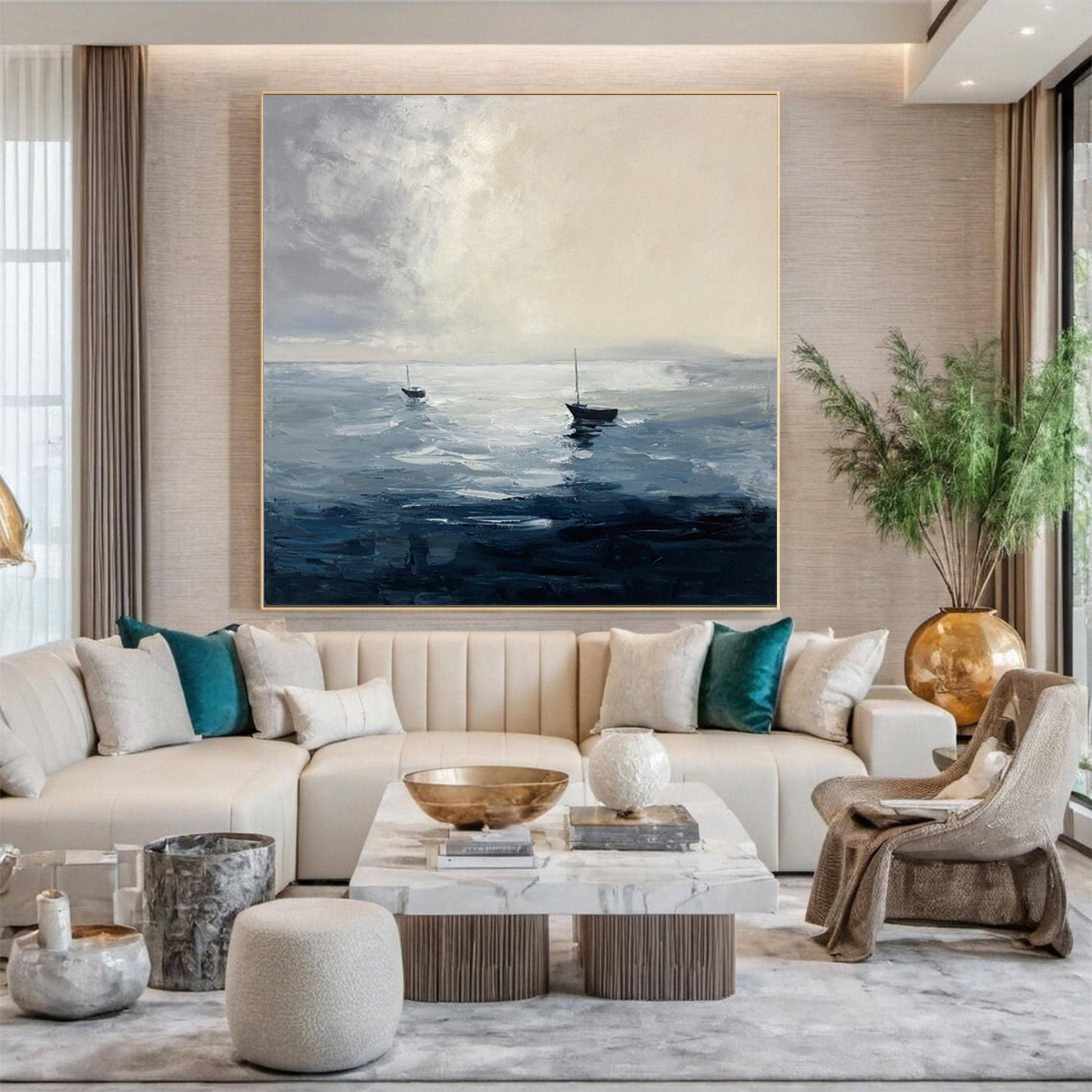 24x24 inch canvas art for living room - image 7 of 22