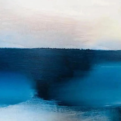 ABSTRACT OCEAN DIPTYCH: Abstract Seascape Set of 2 Vertical | Abstract mood, soft natural light studio shot