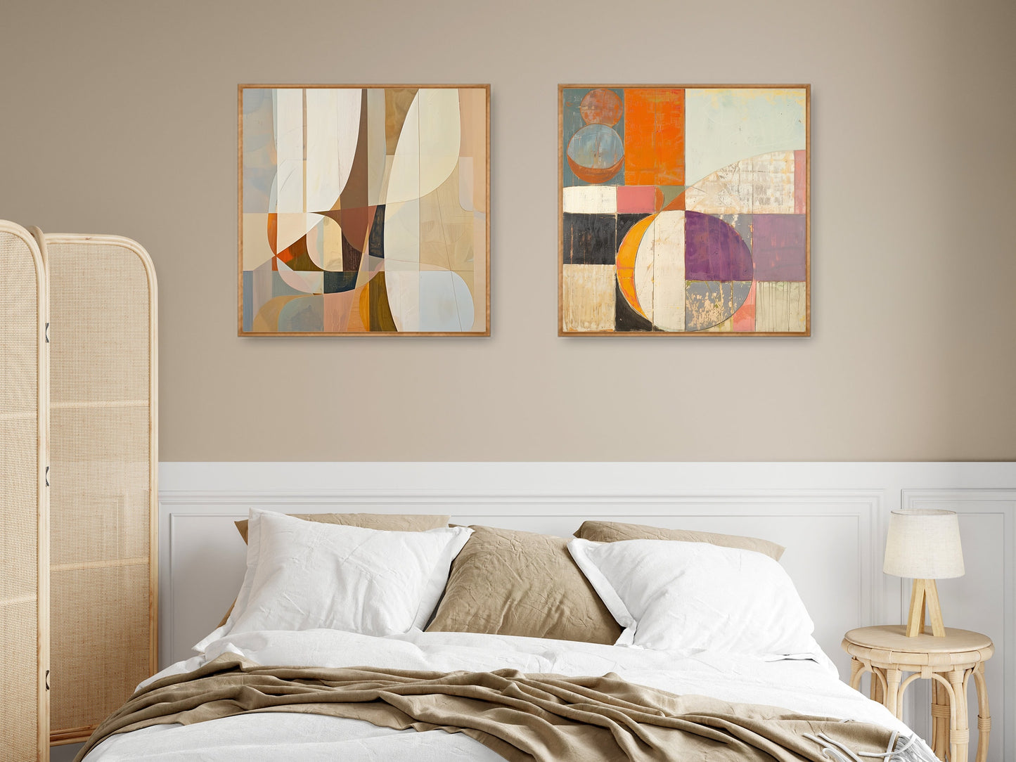 50x50 cm oil painting for home decor - image 3 of 8