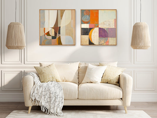 50x50 cm oil painting for home decor - image 1 of 8