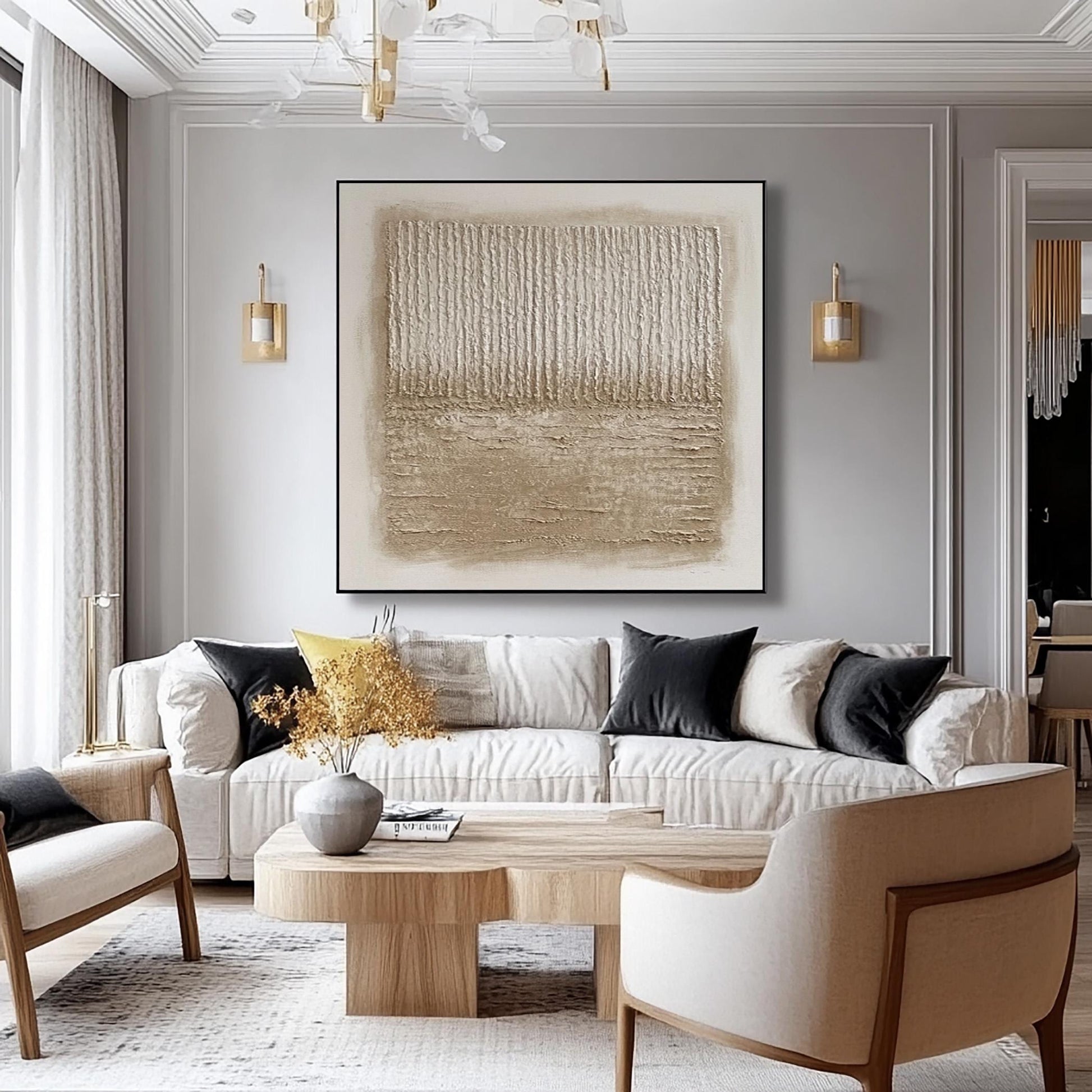 24x24 inch wall art for living room - image 2 of 9