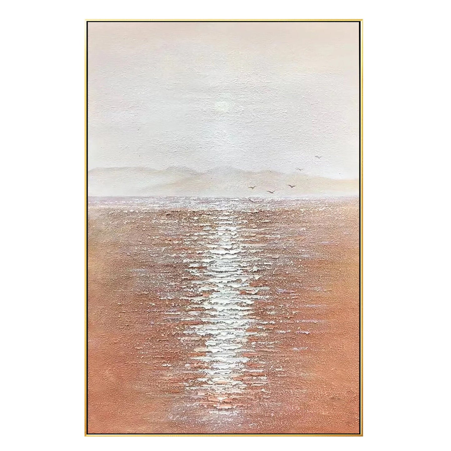 Abstracte zeegezichten schilderijen op canvas moderne muur kunst Boho kunst aan  #17