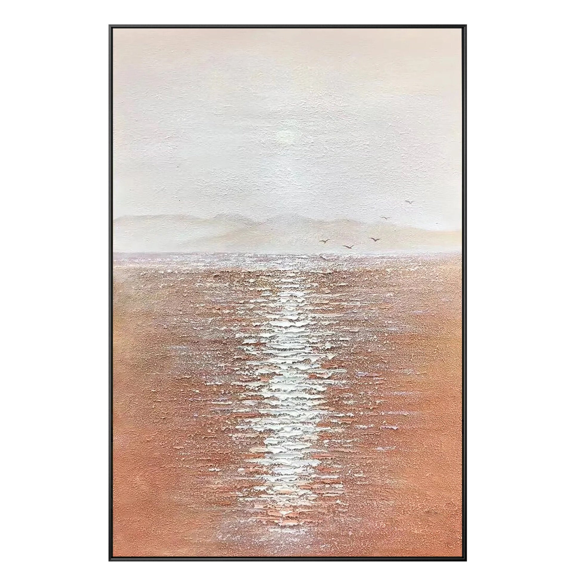 Abstracte zeegezichten schilderijen op canvas moderne muur kunst Boho kunst aan  #18