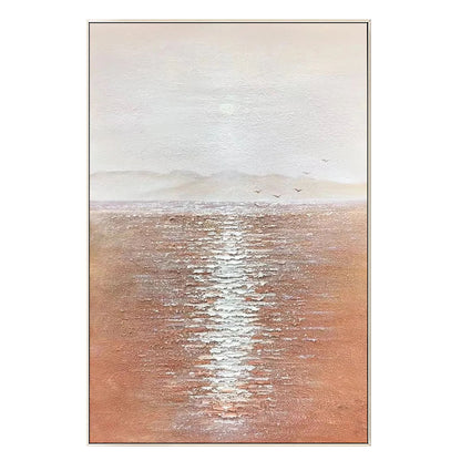 Abstracte zeegezichten schilderijen op canvas moderne muur kunst Boho kunst aan  #6