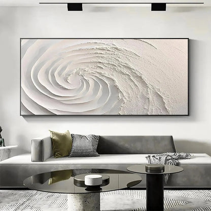 WHIRLWIND | Abstract closeup, raised brushwork detail