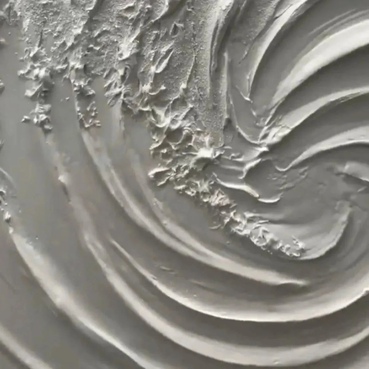 WHIRLWIND | gold frame stretched on neutral wall
