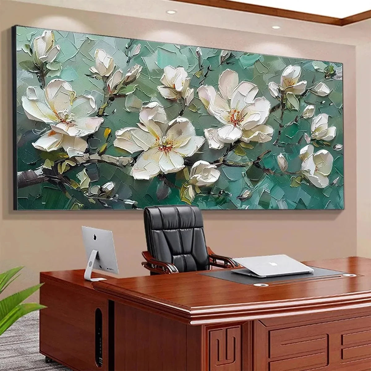 JADE MAGNOLIAS | Abstract mood, soft natural light studio shot