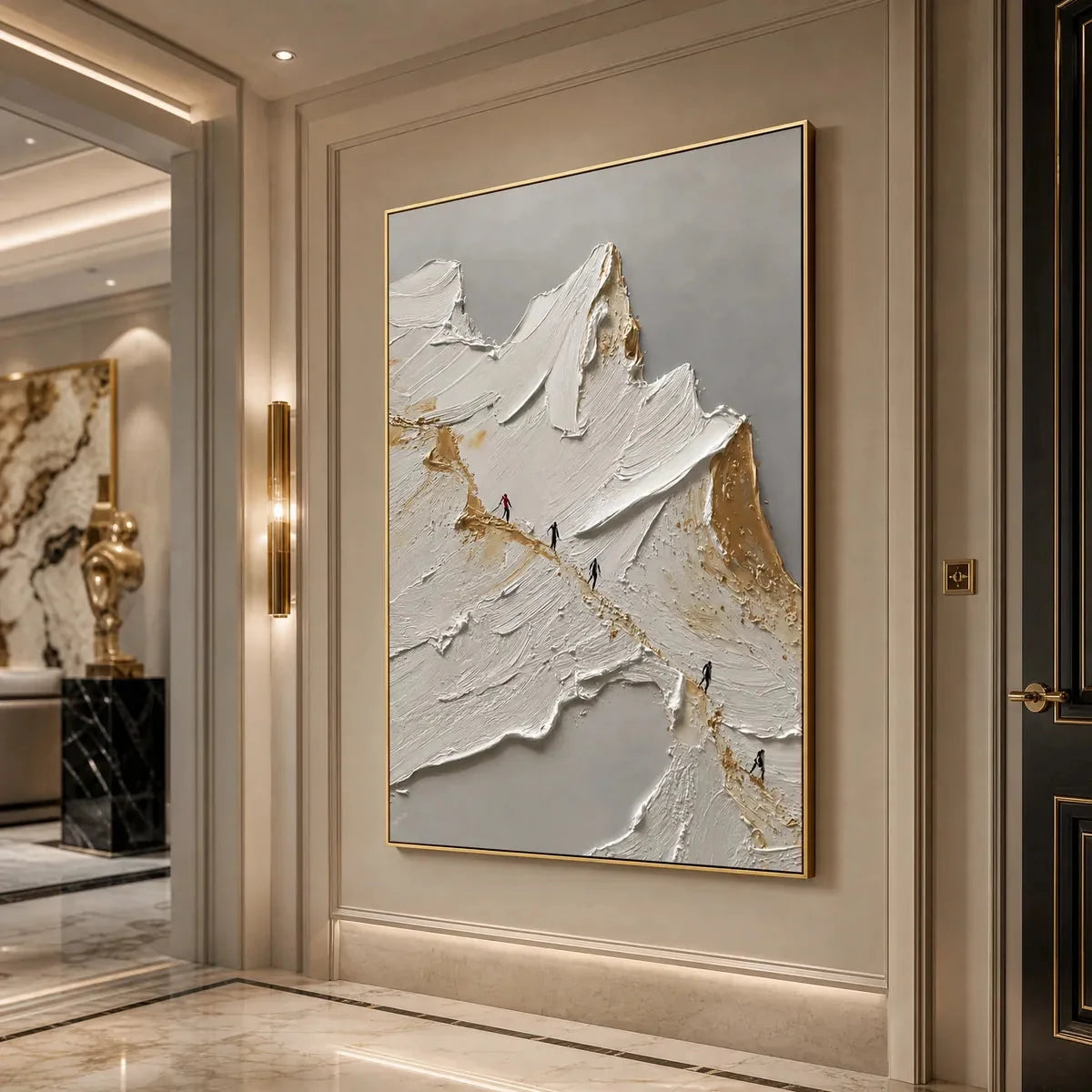 THE ASCENT | rolled canvas, ready for custom framing