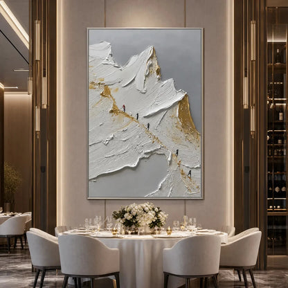 THE ASCENT | black frame version on white wall