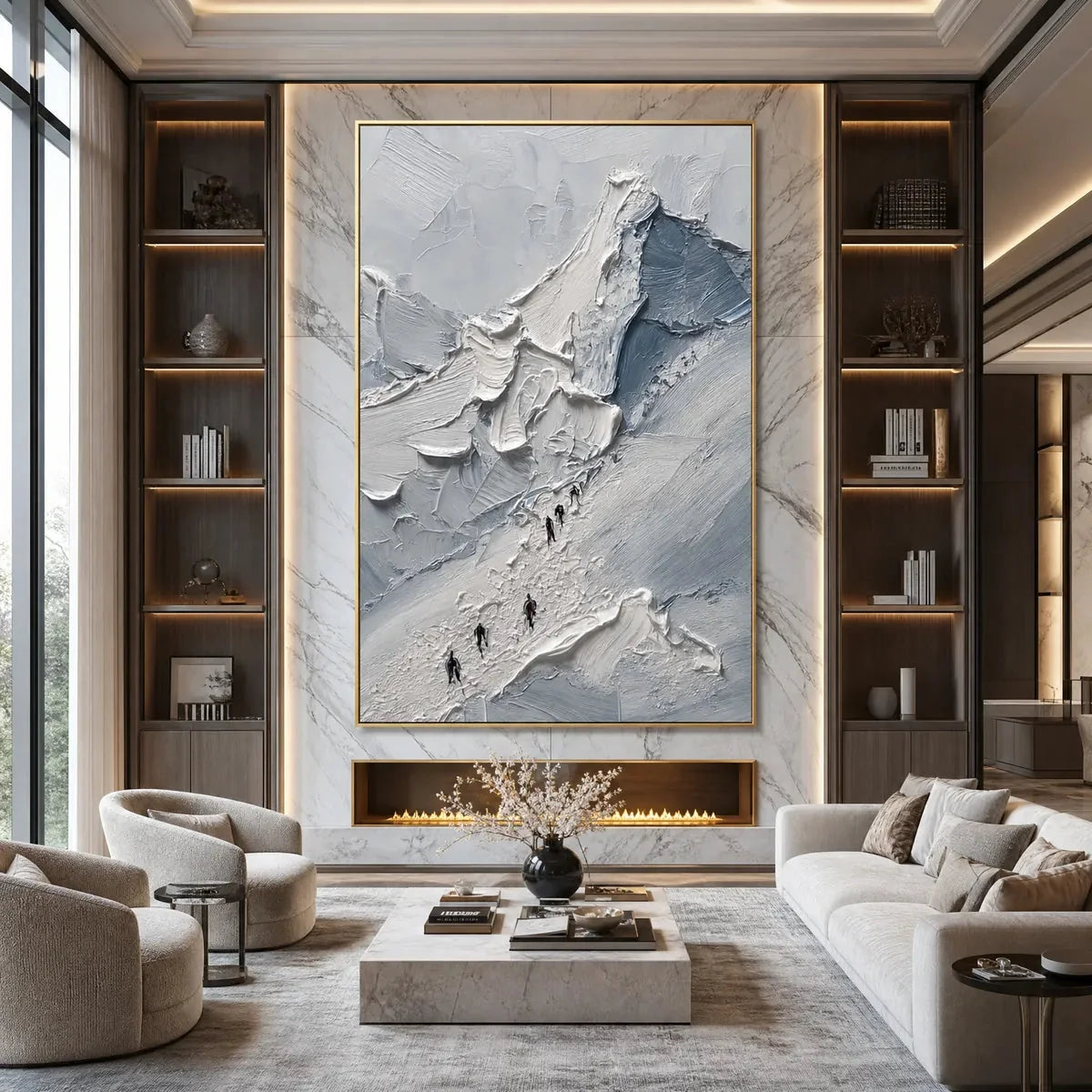 THE ASCENT | rolled canvas, ready for custom framing