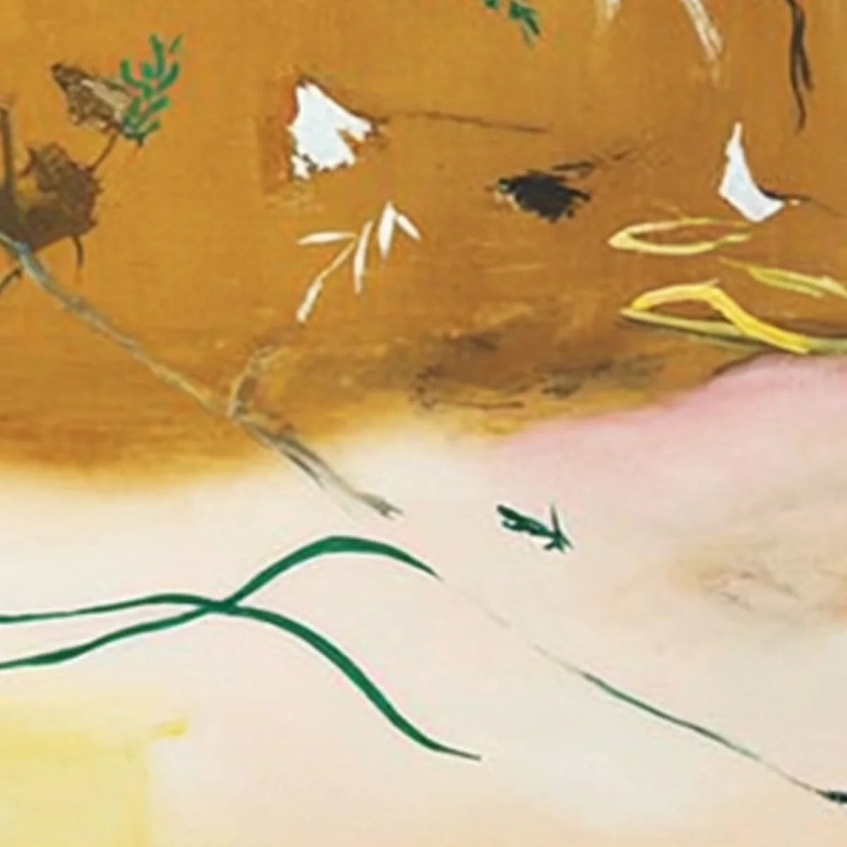 AUTUMN WHISPER: Earthy Abstract Painting for Modern Wabi Sabi Decor | rectangular format, hand-painted canvas edge