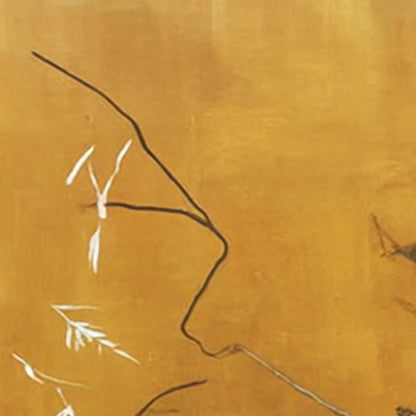 AUTUMN WHISPER: Earthy Abstract Painting for Modern Wabi Sabi Decor | rolled canvas, ready for custom framing