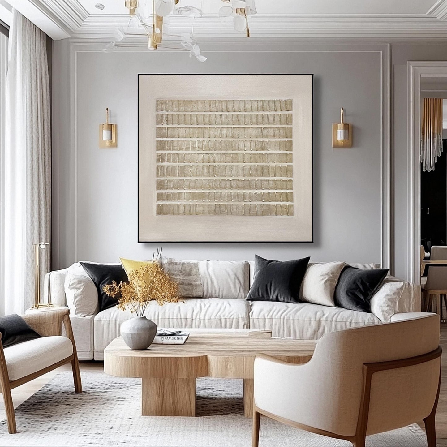 24x24 inch canvas art for living room - image 7 of 9