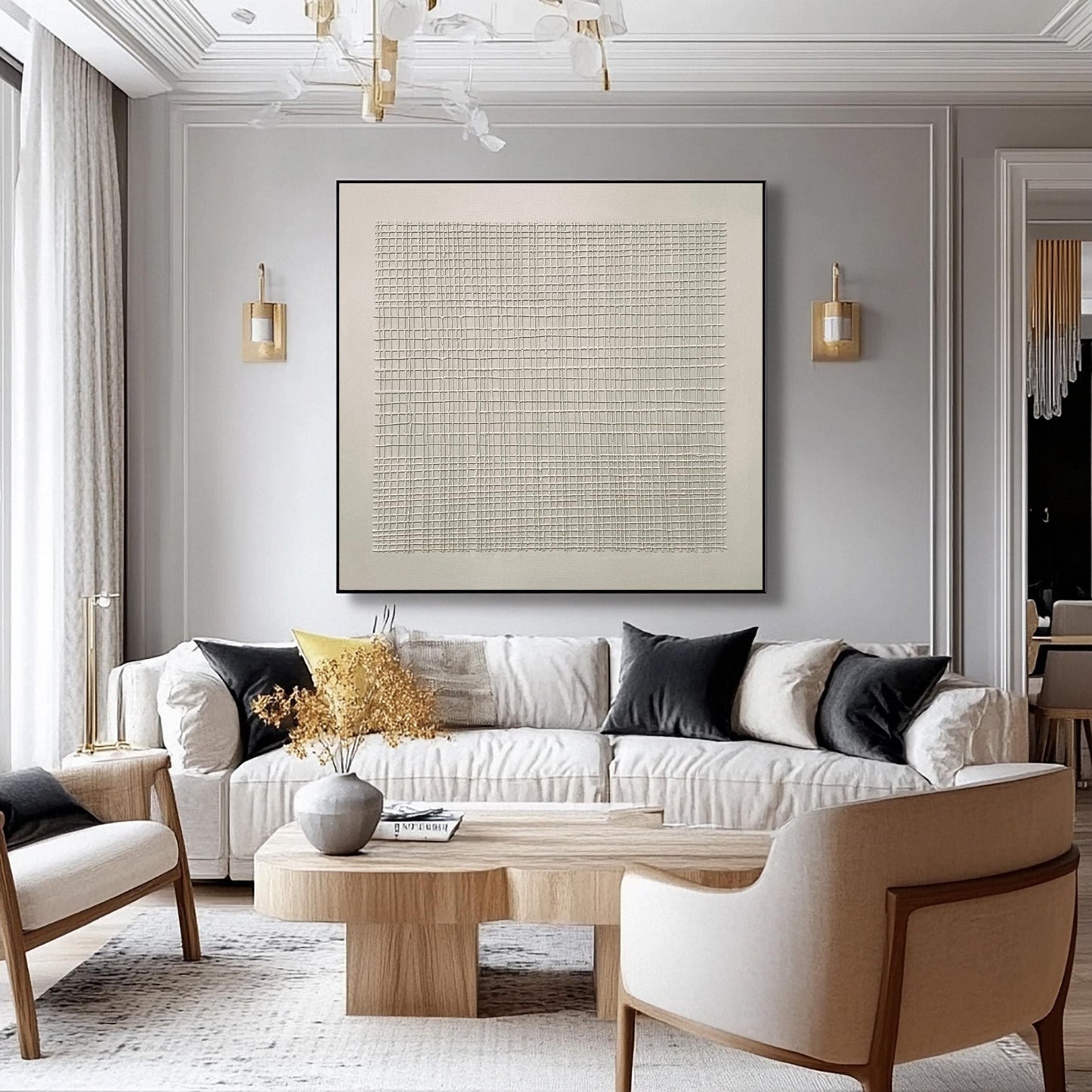 24x24 inch canvas art for living room - image 5 of 10