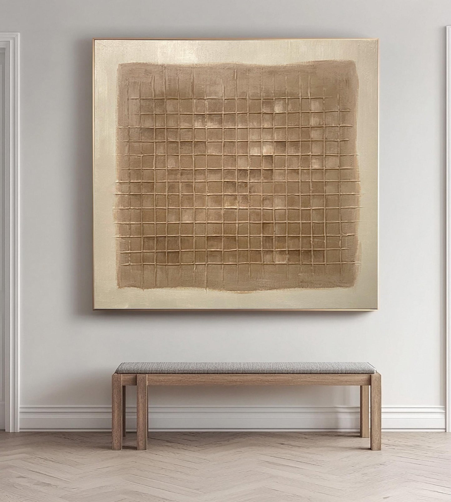 24x24 inch handmade canvas art for living room - image 4 of 10