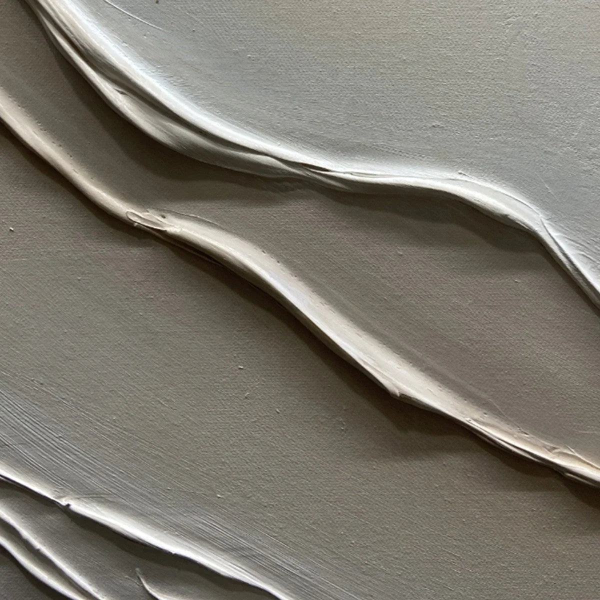 BEIGE TEXTURED ABSTRACT DIPTYCH: Textured Abstract Painting | rectangular format, hand-painted canvas edge