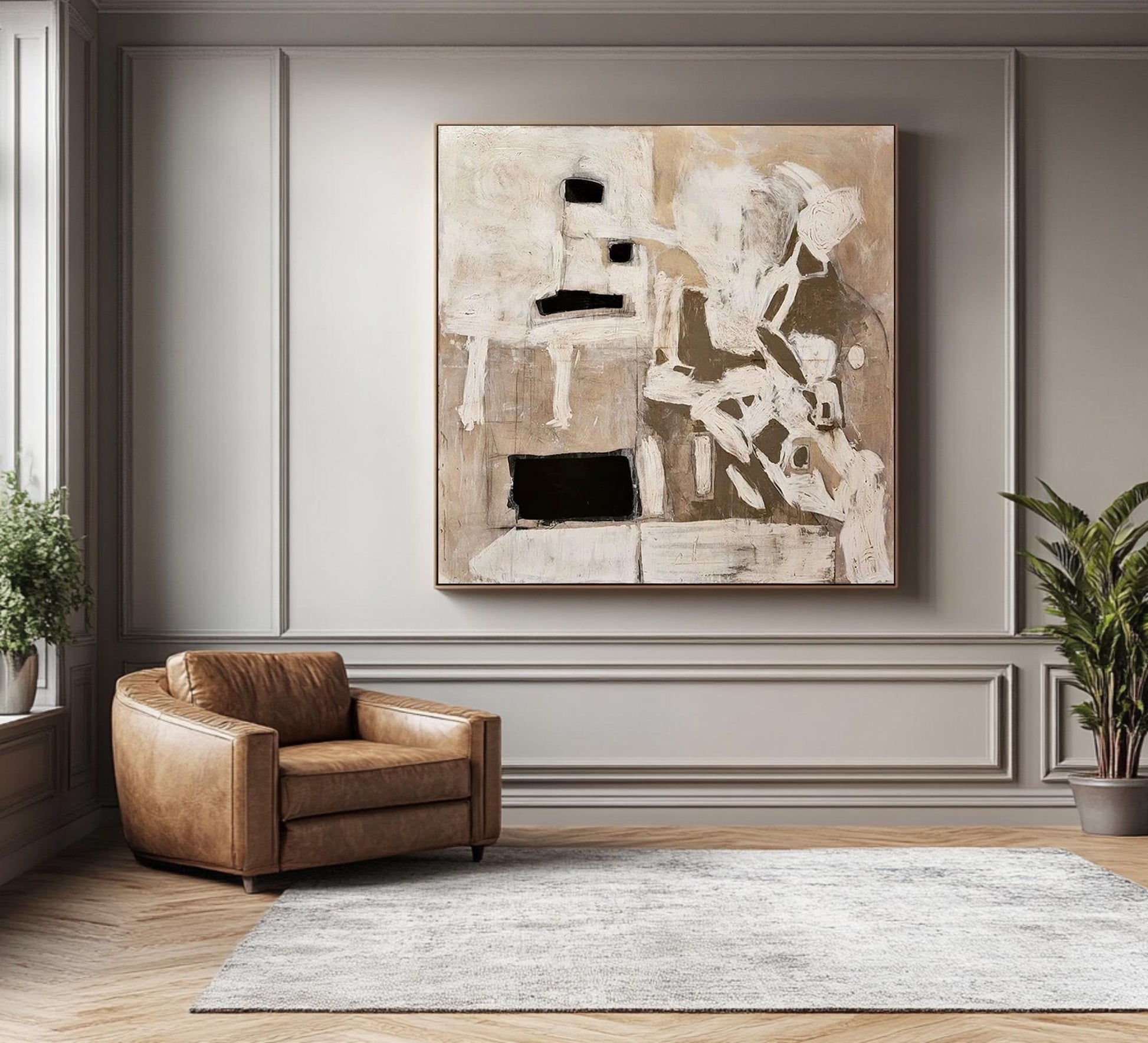 24x24 inch canvas art for living room - image 1 of 8
