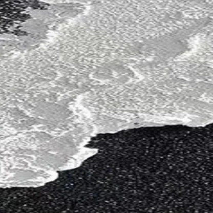 BLACK & WHITE OCEAN TRIPTYCH: Abstract Ocean Painting Set of 3, Vertical Wall Art | gold frame stretched on neutral wall