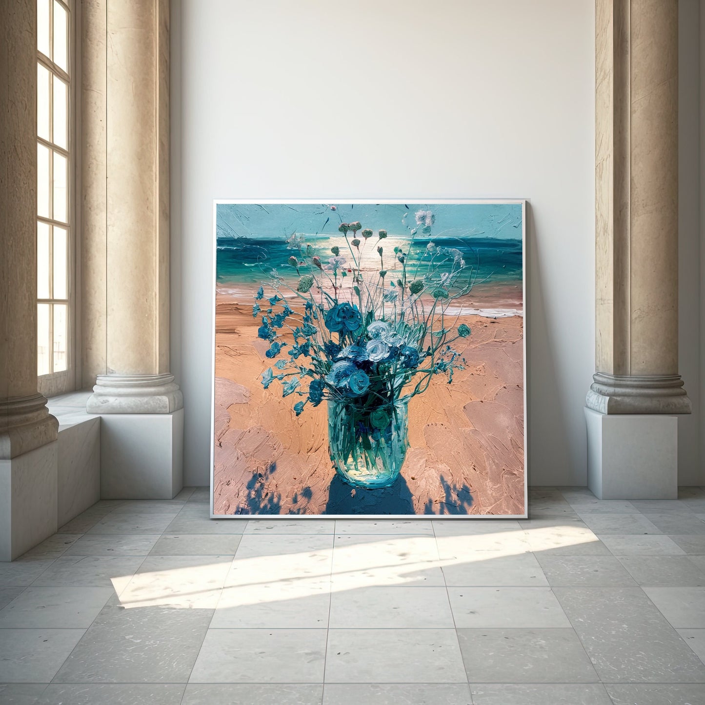 60x60 cm oil painting for home decor - image 5 of 8