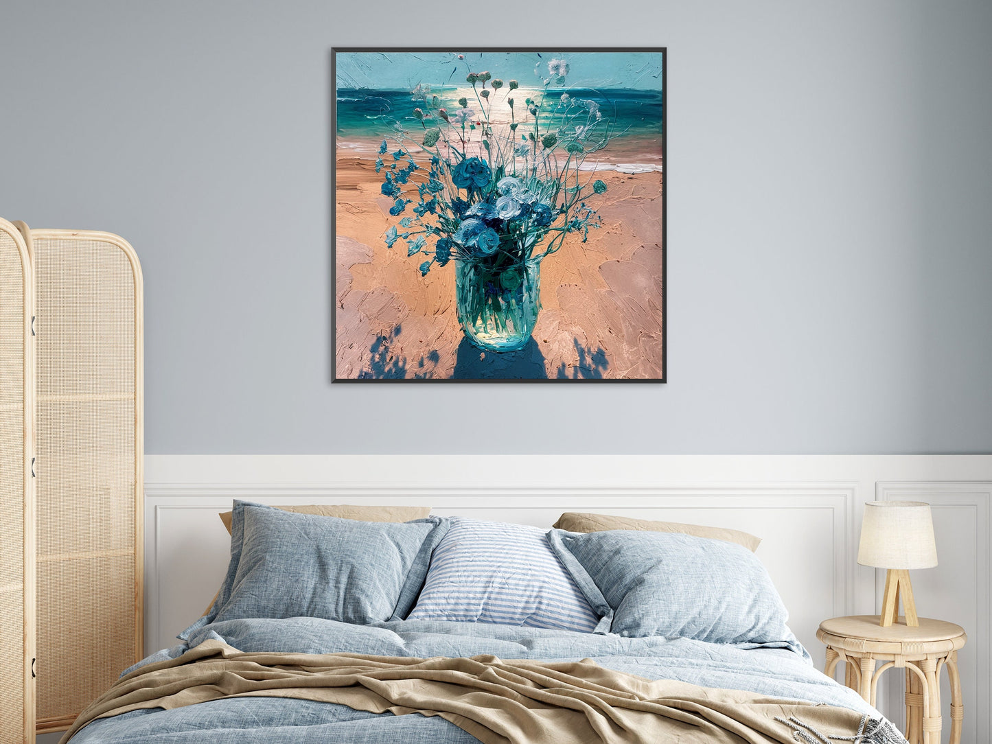 60x60 cm oil painting for home decor - image 6 of 8