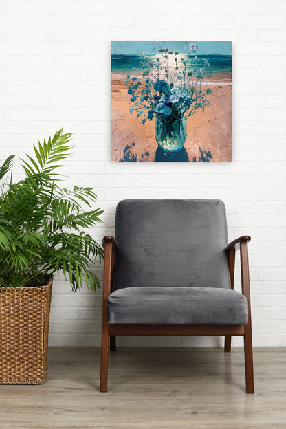 60x60 cm oil painting for home decor - image 7 of 8