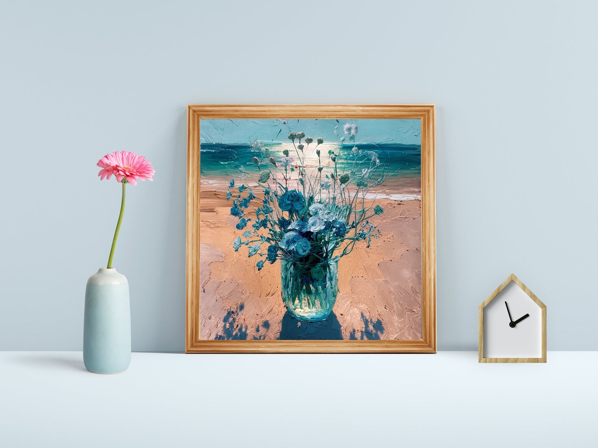60x60 cm oil painting for home decor - image 8 of 8