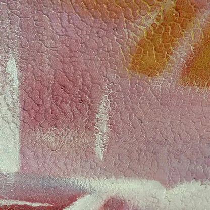 BLUSHING DAWN: Pink Abstract Painting, Textured Wabi Sabi | floral palette, original living room art