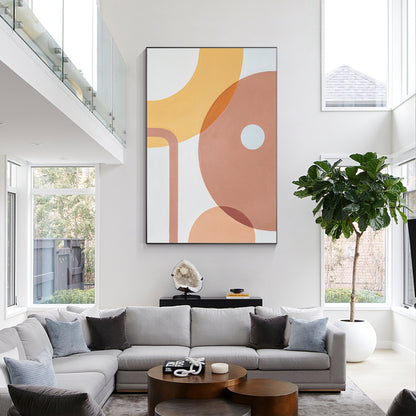 BOHO Painting On Canvas Original Abstract Painting, Minimalist Wall Art Decor, L #5
