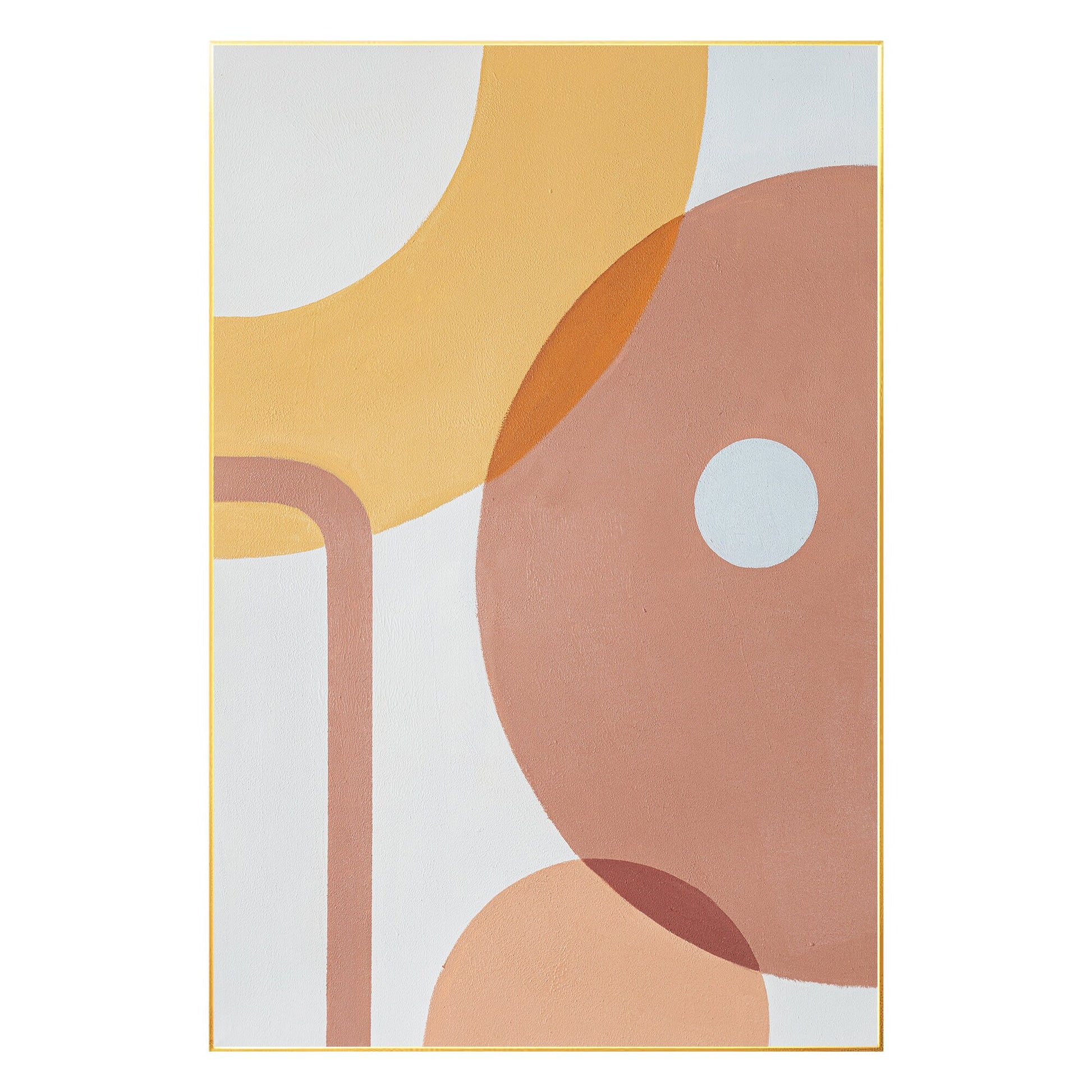BOHO Painting On Canvas Original Abstract Painting, Minimalist Wall Art Decor, L #8