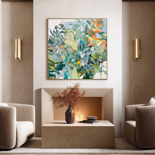BOTANICAL RHAPSODY: Abstract Impressionist Floral Painting
