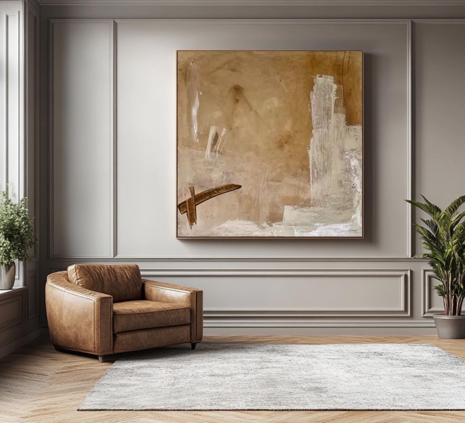 24x24 inch canvas art for living room - image 1 of 8