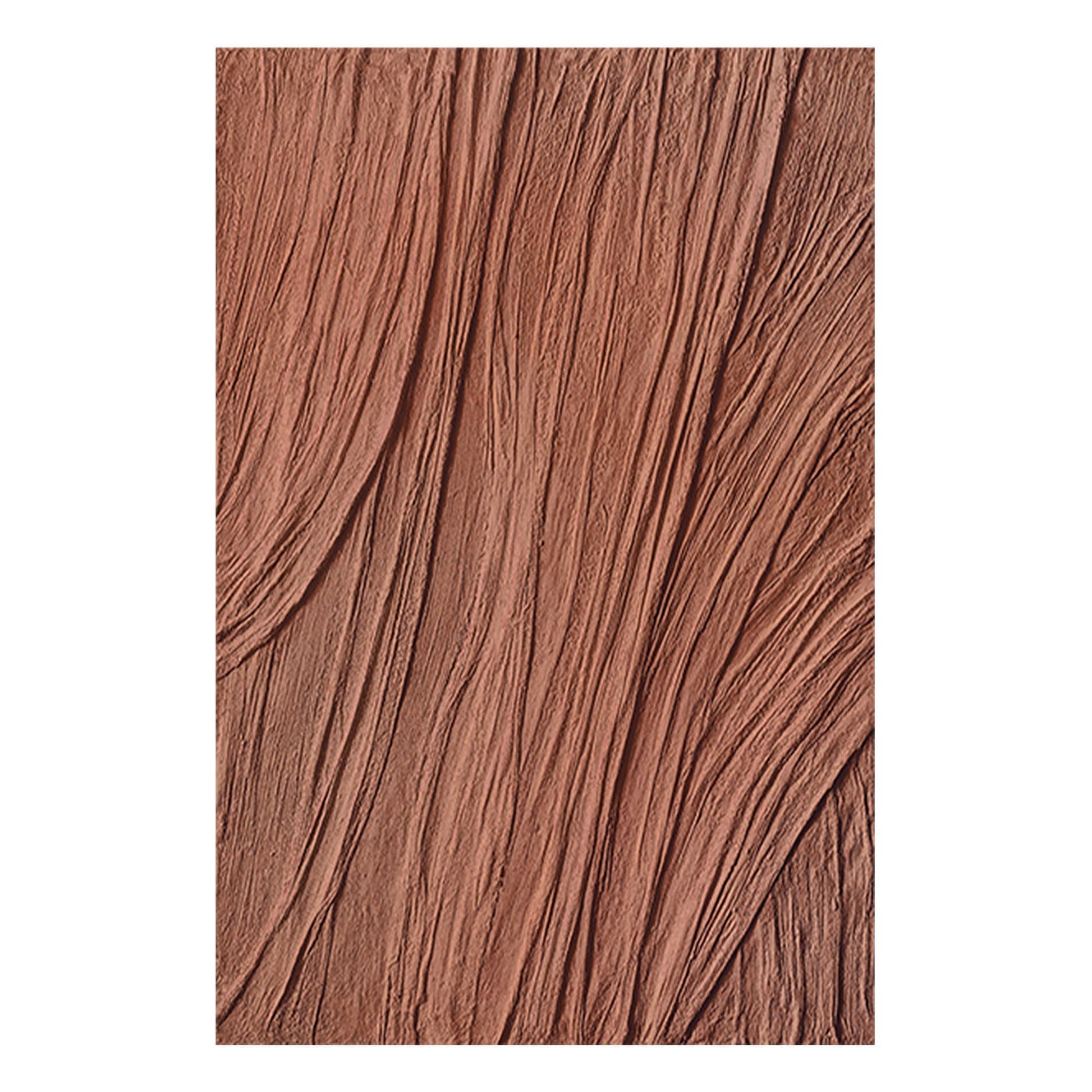 Brown Wabi Sabi Texture Painting: Minimalist Framed Canvas Wall Art #7