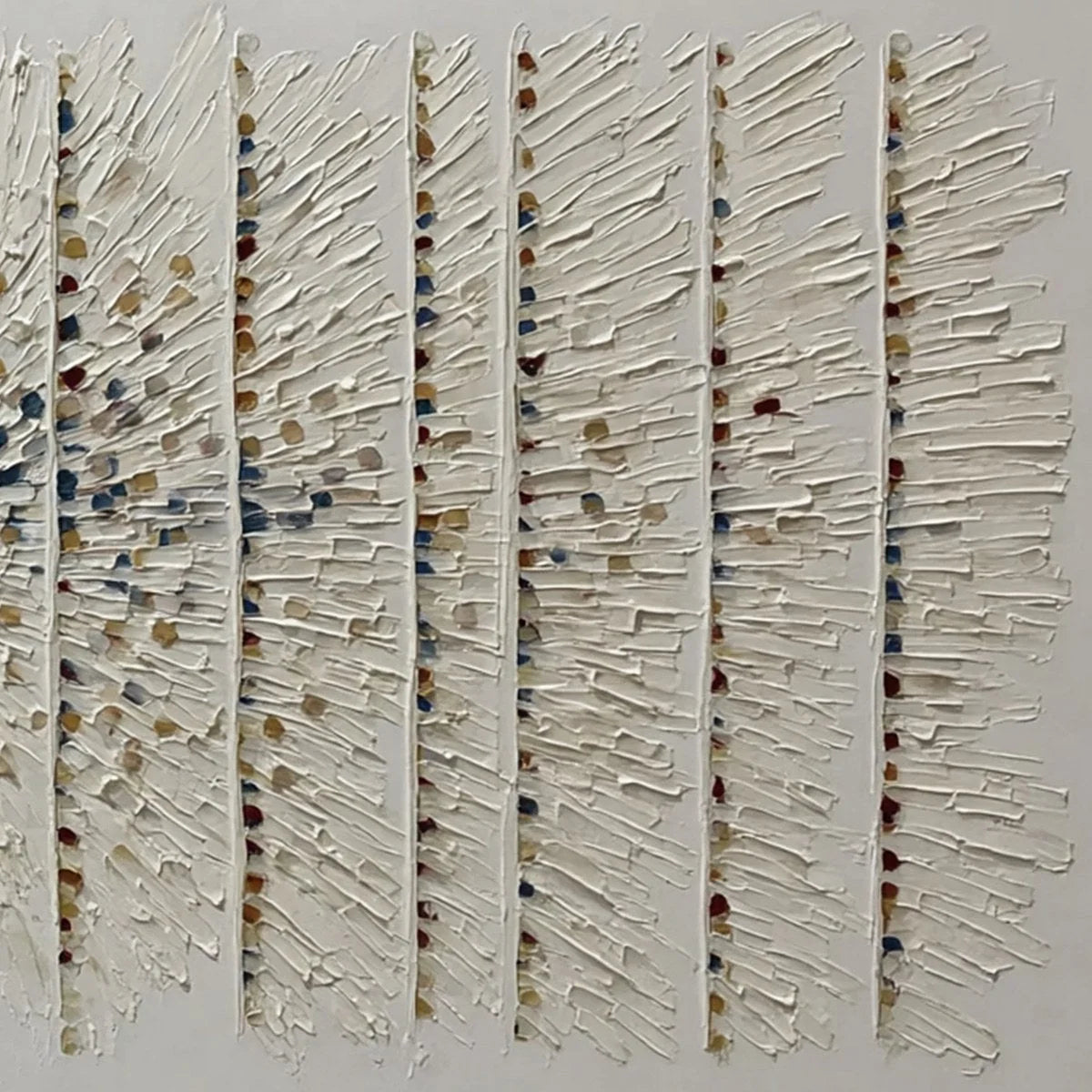 CHROMA PULSE: Textured Wabi Sabi Abstract Painting | rolled canvas, ready for custom framing