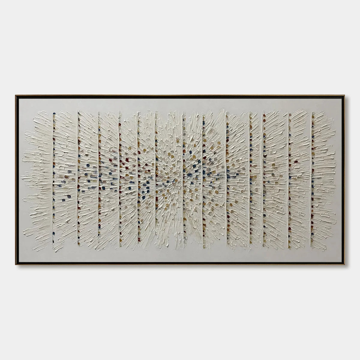 CHROMA PULSE: Textured Wabi Sabi Abstract Painting | hanging in CHROMA PULSE: Textured Wabi Sabi Abstract Painting featuring layered textured brushwork in refined tones; abstract composition with r...