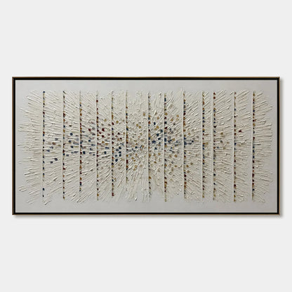 CHROMA PULSE: Textured Wabi Sabi Abstract Painting | hanging in CHROMA PULSE: Textured Wabi Sabi Abstract Painting featuring layered textured brushwork in refined tones; abstract composition with r...